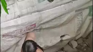 Outdoor bath bhabhi showing huge milk tankers