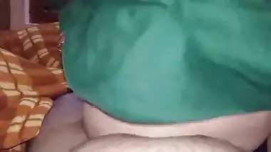 Desi Cute Indian Bhabhi Passionate sex with her stepfather in doggy style