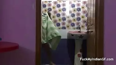 Indian Wife After Shower Drying Asking Her Man To Have Sex After After Periods