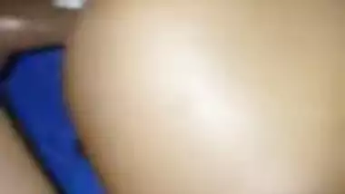 Bangalore cpl moaning & fucking in doggy, hubby cums in her~”ohh! fuck! yeah! yeah!”