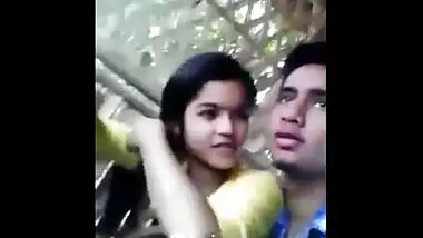 College guy gets to second base with his cute girlfriend