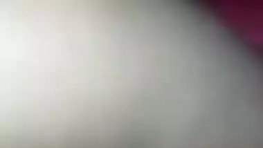 Desi wife lies in bed with XXX legs spread widely and sex boob naked