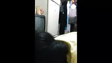 Bhabhi sex video giving a blowjob to her manager in the store