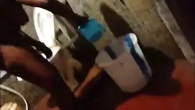 Tamil wife bathing caught on camera in hotel room