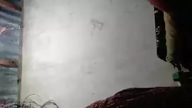 Village girl showing her pussy