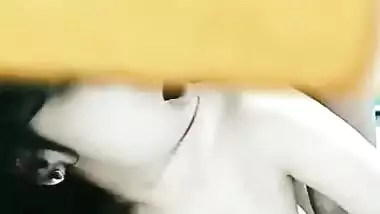 Hot Desi XXX babe gets her tight pussy hard fucked from behind MMS